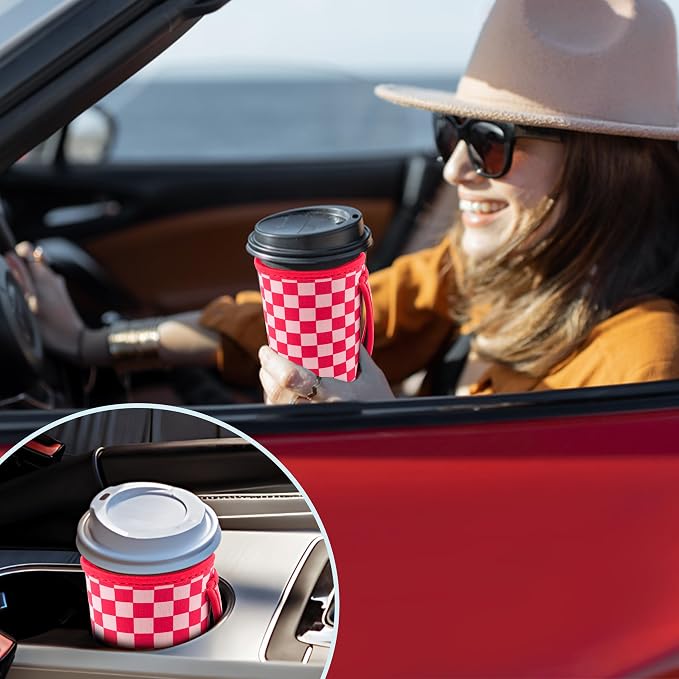 KJQJLY 3 Pack Reusable Iced Coffee Sleeves - Image 7