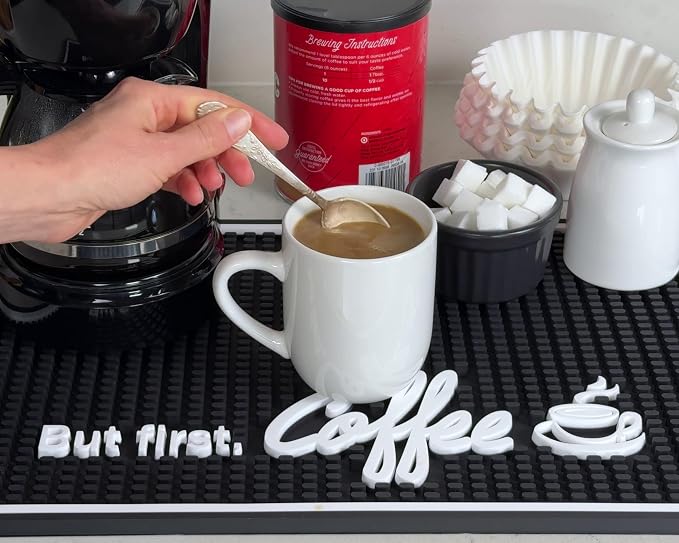 But First Coffee Silicone Bar Mat - Image 6