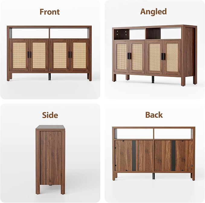 Mericonia Rattan Buffet Cabinet - Image 9