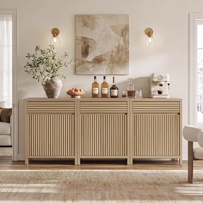 SICOTAS 58" Fluted Buffet Cabinet - Image 9