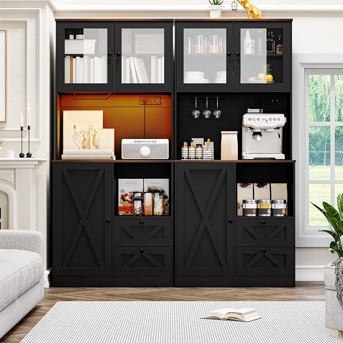 71‘’Kitchen Pantry Storage Cabinet - Image 8