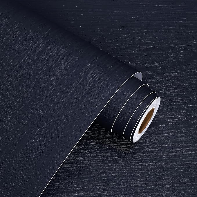 WESTICK Dark Blue Wood Grain Contact Paper - Image 8