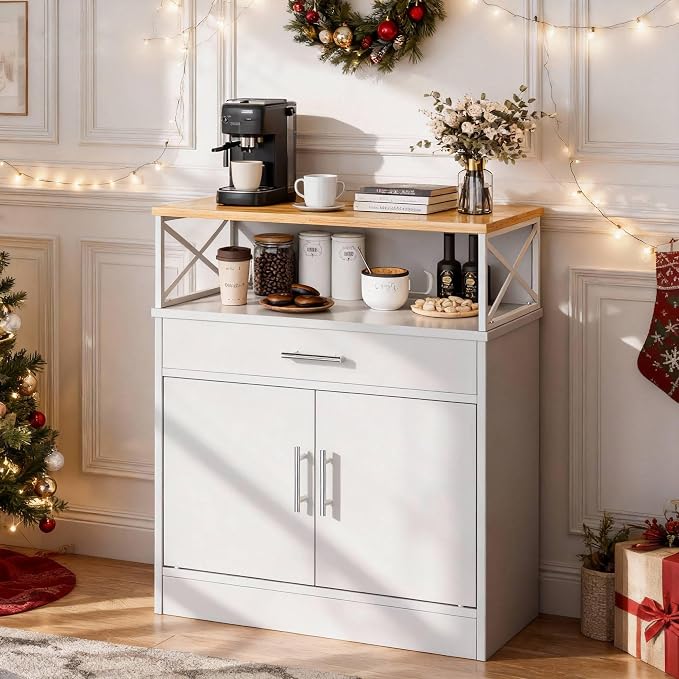 SUNLEI Farmhouse Buffet Sideboard - Image 9
