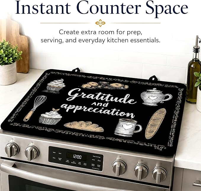 Multi-Design Stove Top Cover for Glass/Electric Stoves, 3-in-1 Counter - Image 7