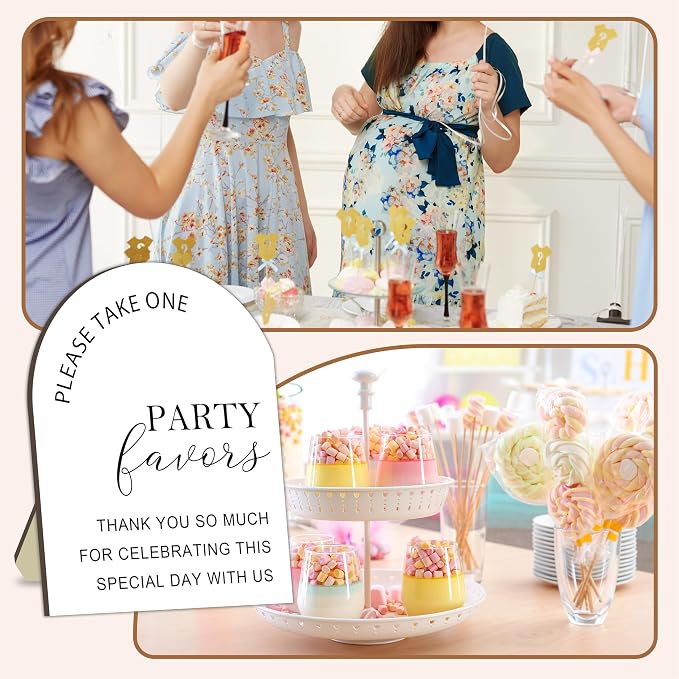 Party Favors Sign, Favors Bar Station Sign - Image 7