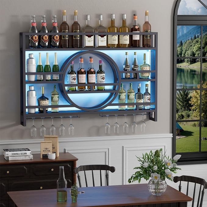 3-Tiers 39in Wine Rack Wall Mounted - Image 8