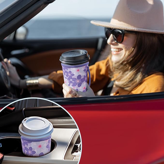 KJQJLY 3 Pack Reusable Iced Coffee Sleeves - Image 7