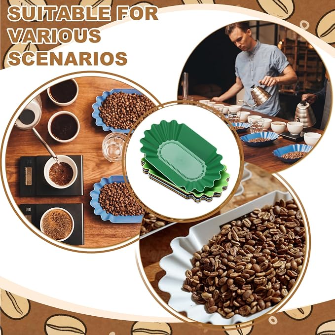 uxcell Coffee Beans Sample Tray, 450g Coffee Beans Display Dish Reusable - Image 7