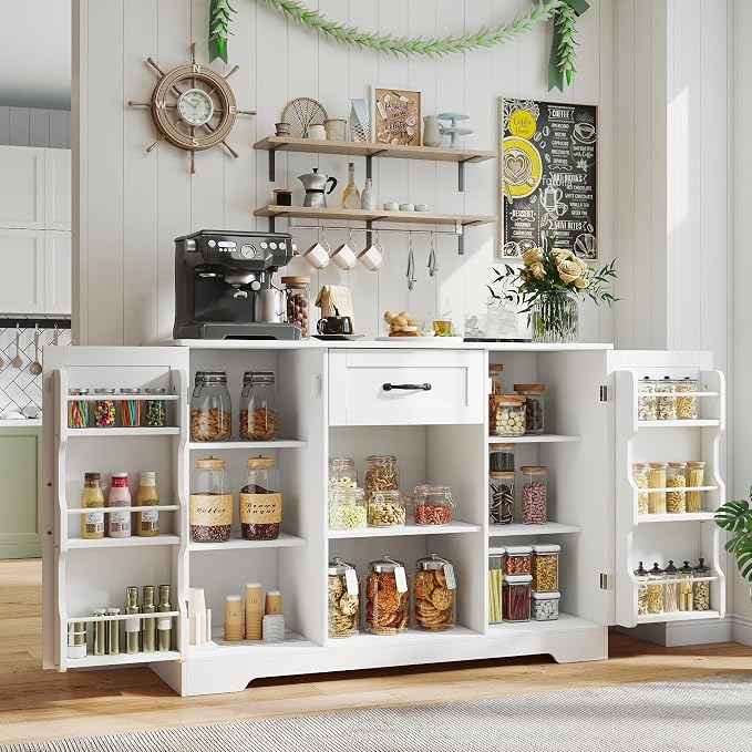 Gizoon 45" Kitchen Sideboard Buffet Cabinet - Image 9