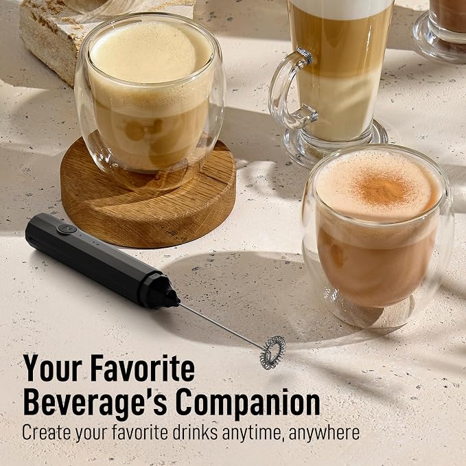 Zulay Froth N Go Milk Frother – 3-in-1 Handheld Frother Wand - Image 9