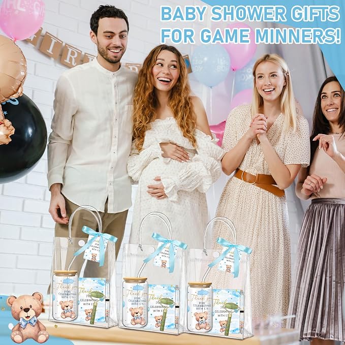 Reallnaive 6 Set Bear Baby Shower Game Prizes - Image 7