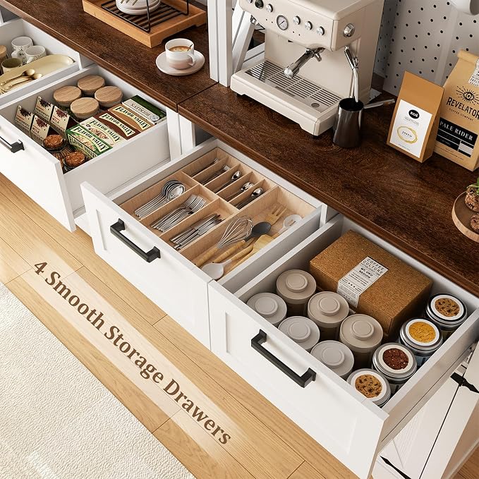 Unikito 71" Tall Kitchen Pantry Storage Cabinet - Image 8