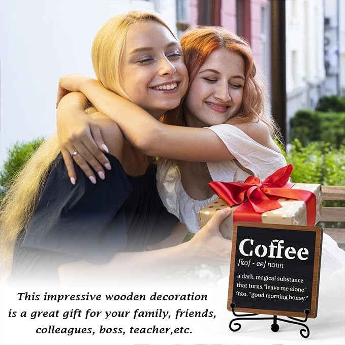 Coffee Bar Decor For Bar, Funny Cute Coffee Signs For Station Cafe Shop - Image 6