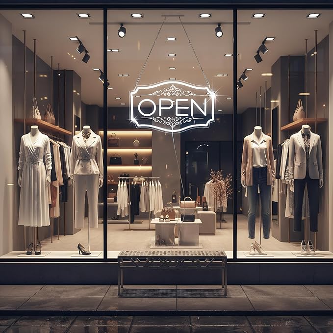 Open Sign for Business, LED Dimmable Neon Open Sign - Image 7