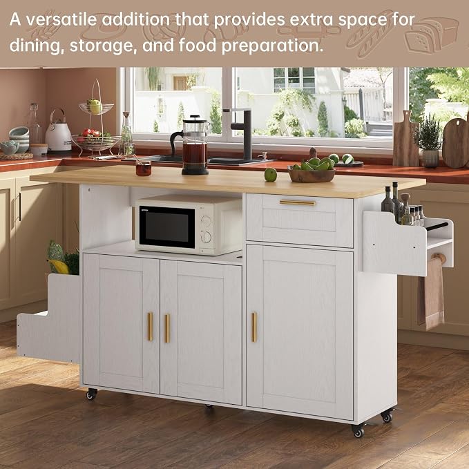 Rolling Mobile Kitchen Island - Image 7
