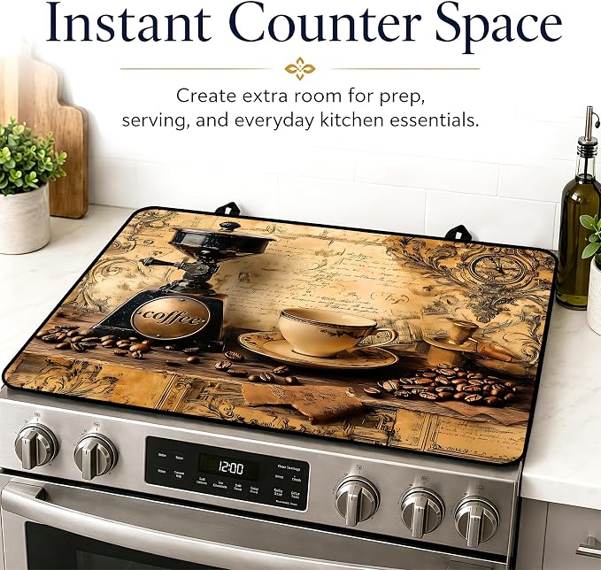 Multi-Design Stove Top Cover for Glass/Electric Stoves, 3-in-1 Counter - Image 7