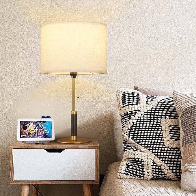 21" Set of 2 Mid Century Modern Table Lamp - Image 9