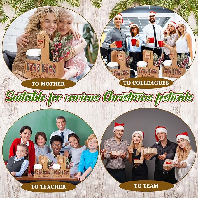 24 Sets Christmas Drink Carrier - Image 6