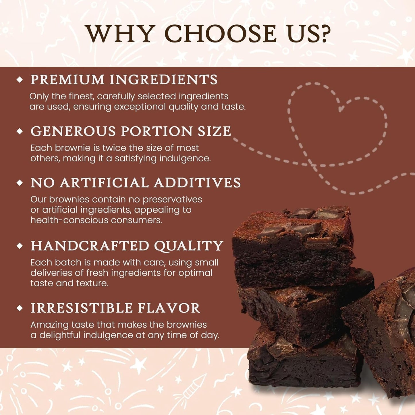 Ruth’s Classic Cake Style Brownies 3 Dozen – Gourmet Baked Treats | Delicious Gift with The Finest Ingredients | Guaranteed to Arrive Fresh