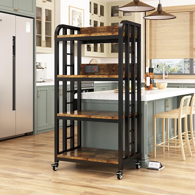 4-Tier Kitchen Bakers Rack - Image 8