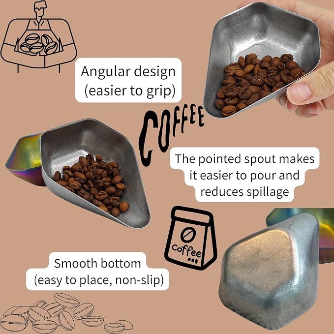 Coffee Bean Dosing Cup Stainless Steel Dosing Tray 4x3.26x1.18 in | Espresso - Image 7