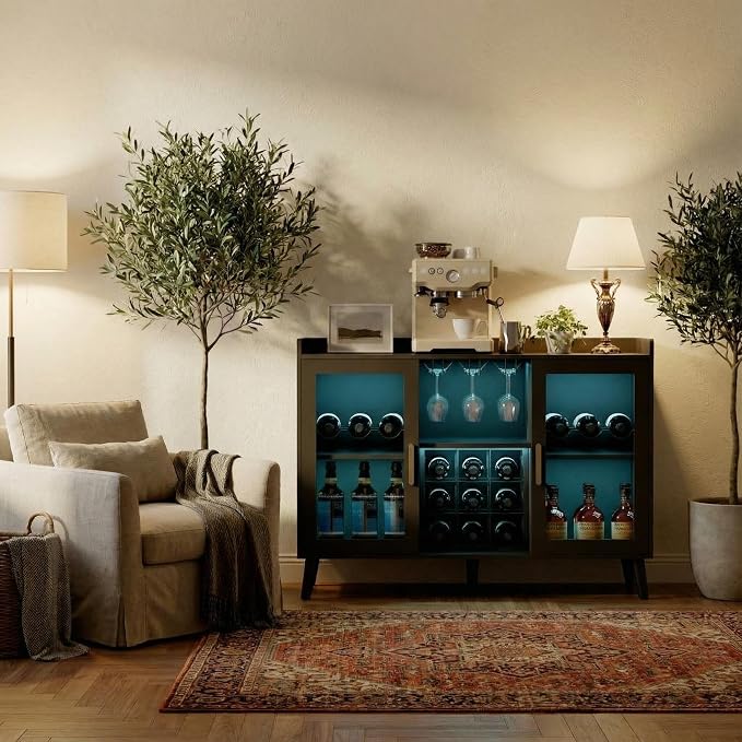 Garvee Modern Wine Bar Cabinet - Image 8