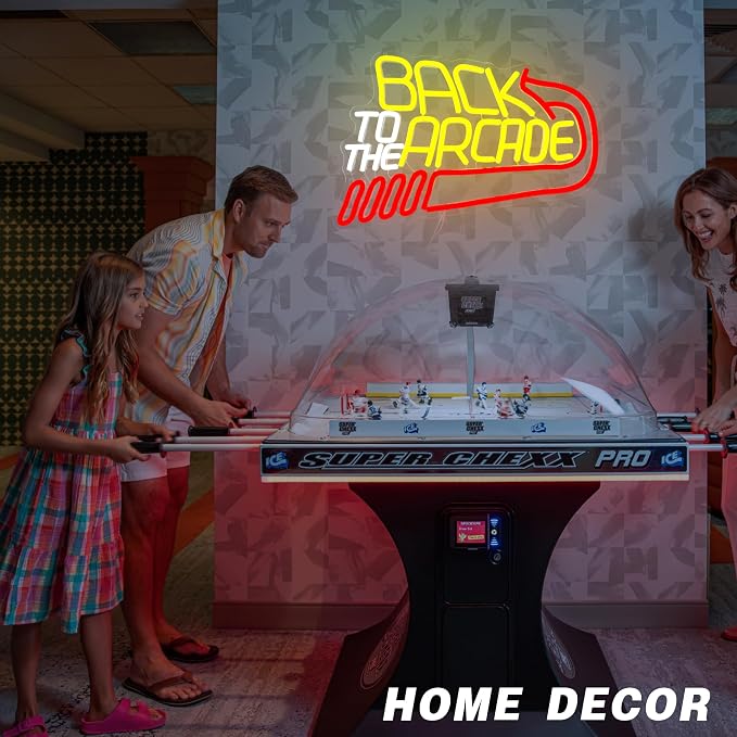 Retro Arcade Neon Sign Large Back to the Arcade Neon Light Dimmable Gamer Neon - Image 7