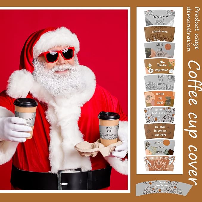 Dingion 500 Pack Coffee Cup Sleeves - Image 7