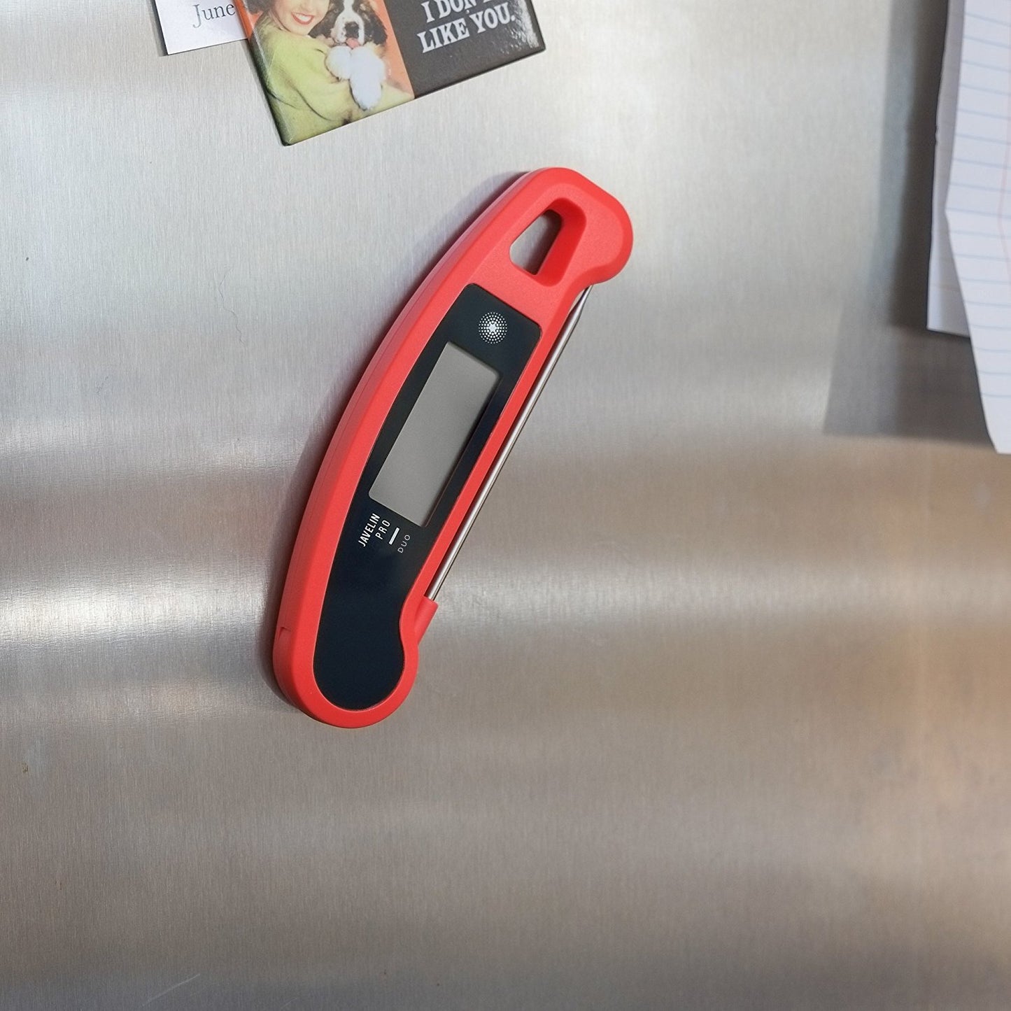 Lavatools Javelinยฎ PRO Duo Ultra-Fast 2-Second Professional Digital Instant Read Meat Thermometer for Grill and Cooking, Auto-Rotating Backlit Display, IP65 Water Resistant, NSF Certified โ Sesame
