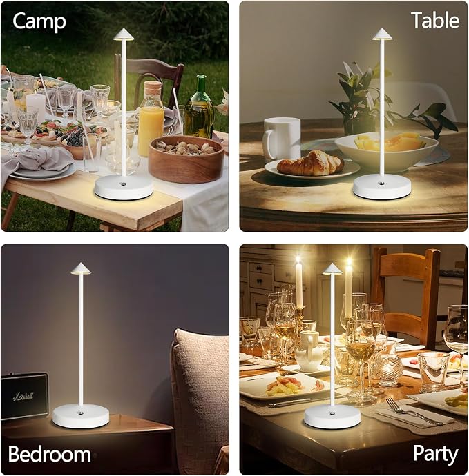 Rechargeable Cordless Lamps, 3000mAh Battery Operated Table Lamp, Portable LED - Image 6