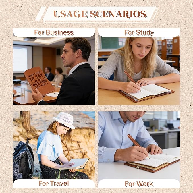 Funny Office Gifts for Boss Coworkers Staff Employees Men Woman, Leather Work - Image 7
