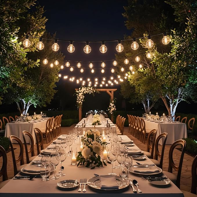 RTTY Outdoor String Lights 100 FT, Patio Light - Image 9