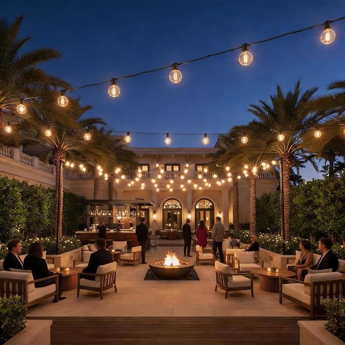 RTTY 150 FT Outdoor String Lights Patio Light - Image 9