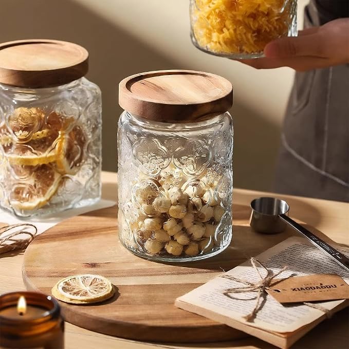 Custde 23.7 fl oz Vintage Glass Jar - Image 9