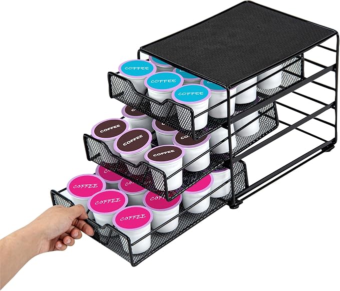 Restaurantware Restpresso 8.5 x 8.5x 7 Inch Multi-Tier Coffee Capsule Drawer 1 - Image 9