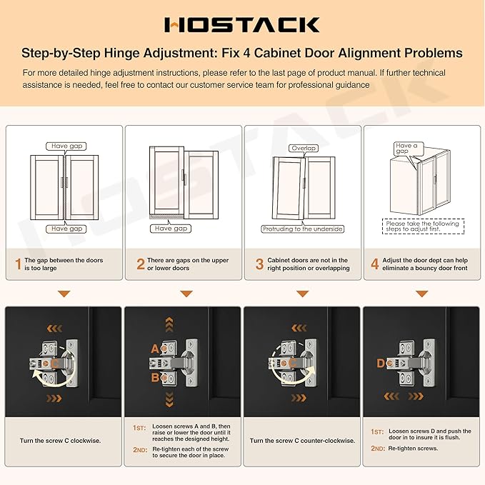 HOSTACK 75.4" Tall Kitchen Pantry Cabinet - Image 9