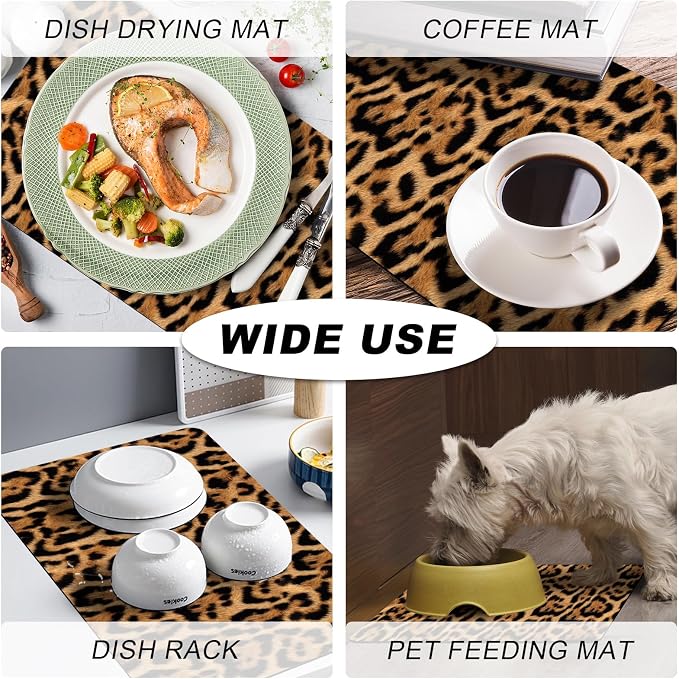 Coffee Mat, Coffee Bar Accessories Fit Under Coffee Maker Espresso Machine - Image 7