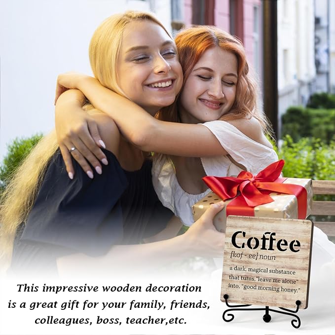 Coffee Bar Decor For Bar, Funny Cute Coffee Signs For Station Cafe Shop - Image 6