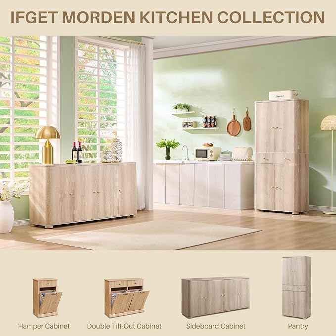 IFGET Curved Buffet Cabinet - Image 7