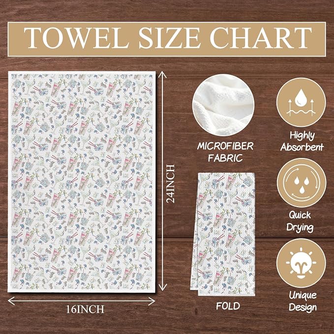Trendy Cocktail Mahjong Kitchen Towels, Mahjong Lovers Players Gifts - Image 6