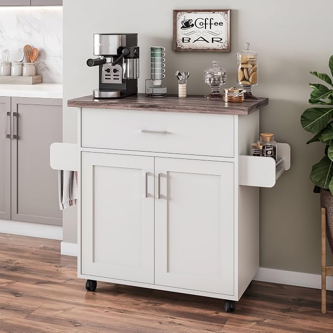 Deluxe Mobile Kitchen Island Cart - Image 10