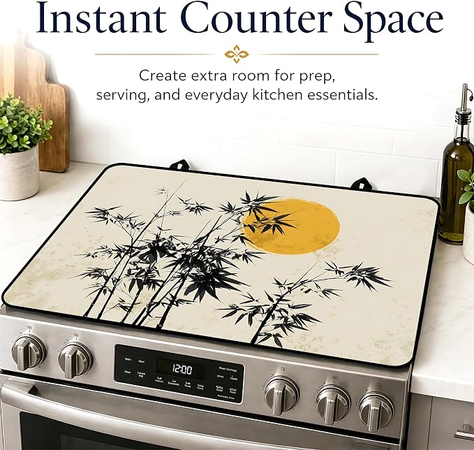 Multi-Design Stove Top Cover for Glass/Electric Stoves, 3-in-1 Counter - Image 7