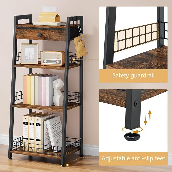 Gewudraw 4-Tier Ladder Shelf - Image 7