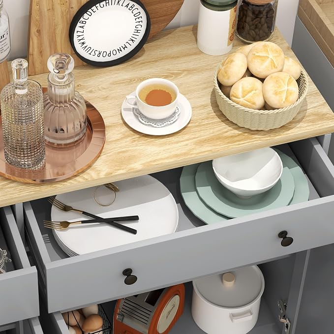 HOMCOM Sideboard Buffet Cabinet - Image 9