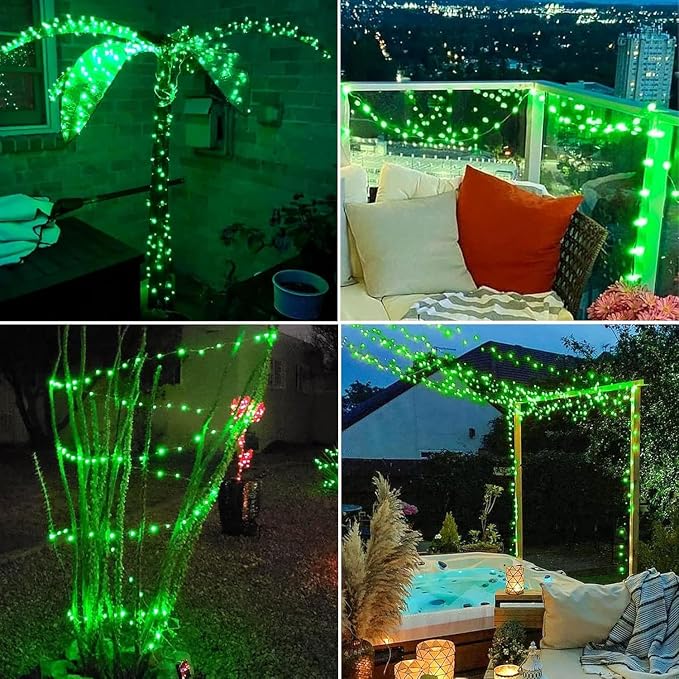 Joomer Green Fairy String Lights 33FT 100 LEDs Plug in Fairy Lights Indoor - Image 7