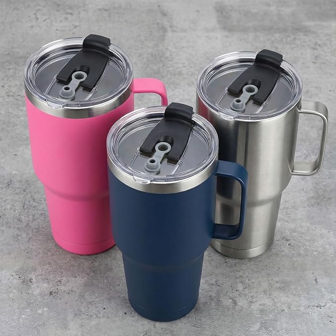 HINZIC 3 Pack Replacement Lids for 30 oz Tumbler, Travel Spill Proof Resistant - Image 7