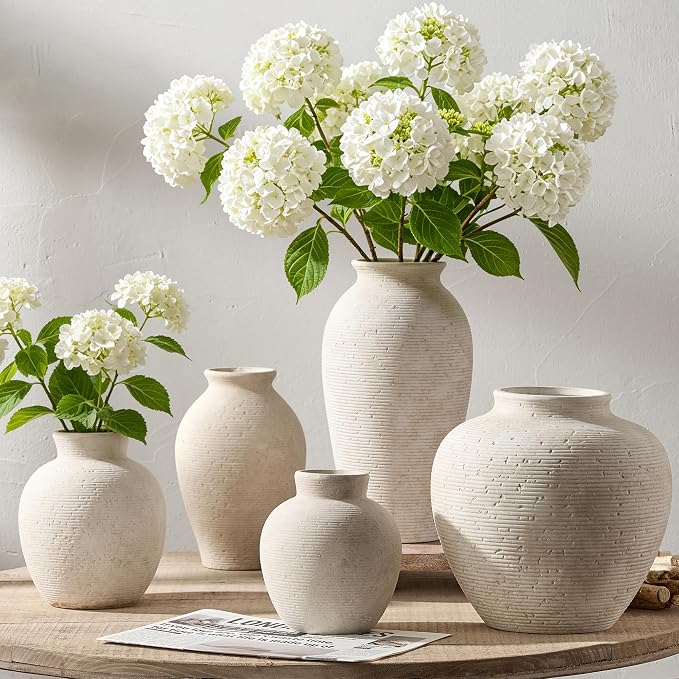 Vanselia Ceramic Flower Vase Home Decor - Image 9