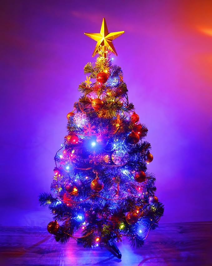 Minetom 4 Pack Fairy Lights Battery Operated, 5 Feet 60 Led Firecracker Starry - Image 7