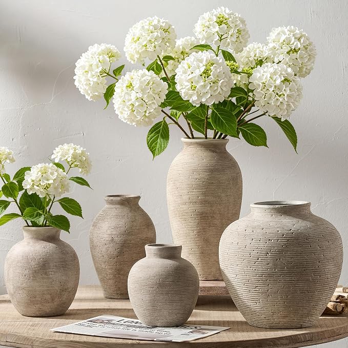 Vanselia Ceramic Flower Vase Home Decor - Image 9