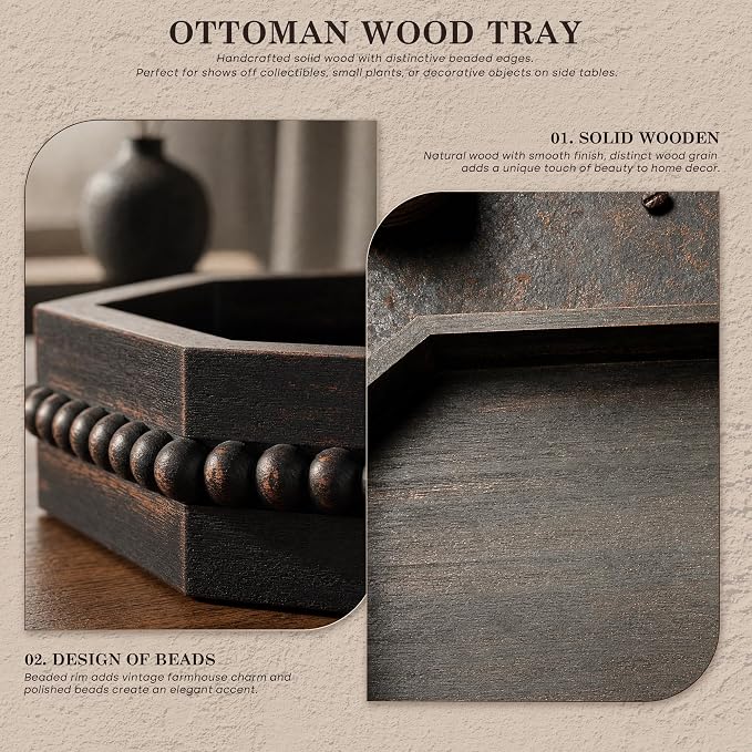 EOSAHR Rustic Decorative Tray - Image 6